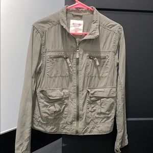 green jacket